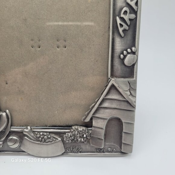 Metal Dog Picture Frame for Man's Best Friend 5 x 7 - Picture 4 of 8